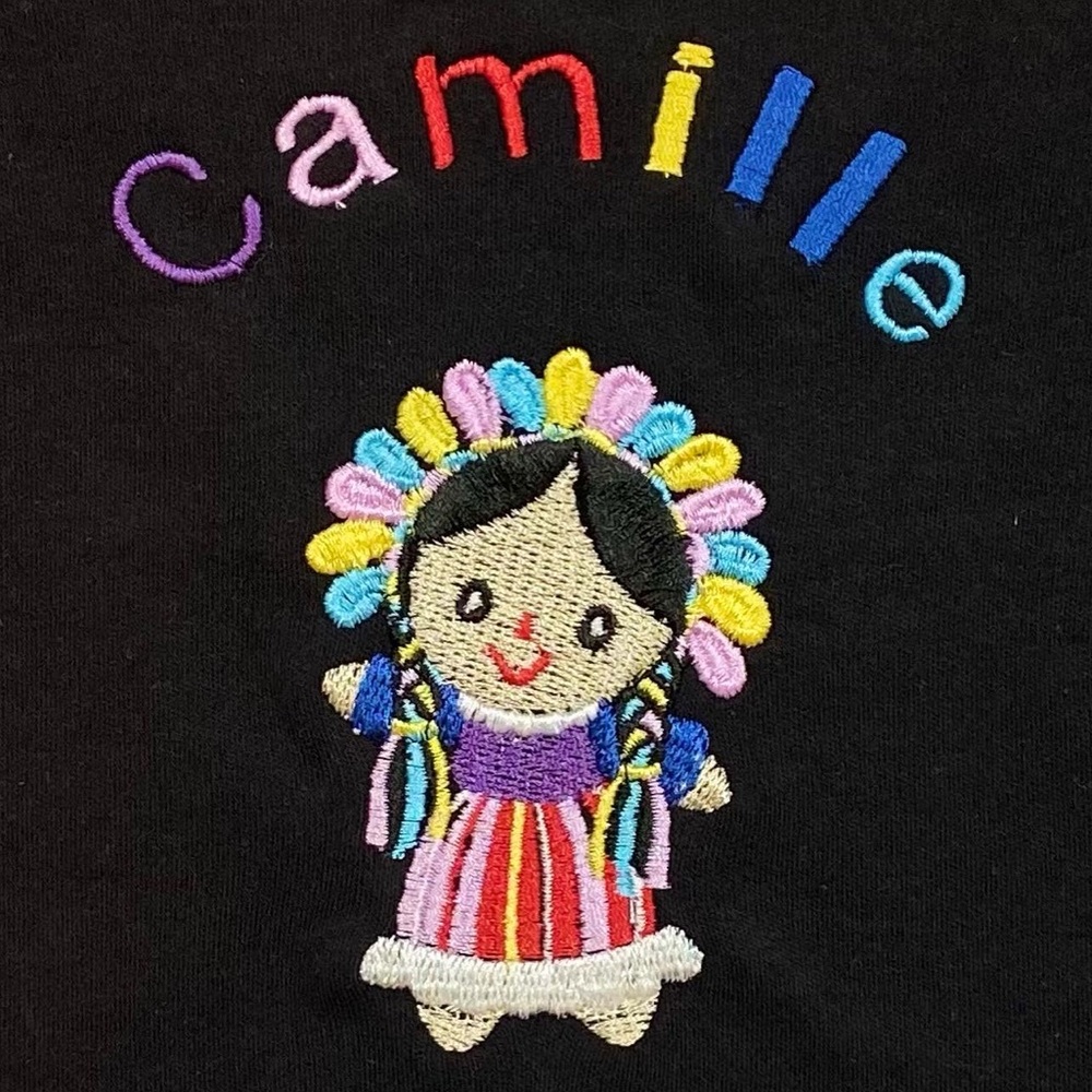 NWT Embroidered Bodysuit Latina Pride! Baby Camille CUSTOM NAME (optional)